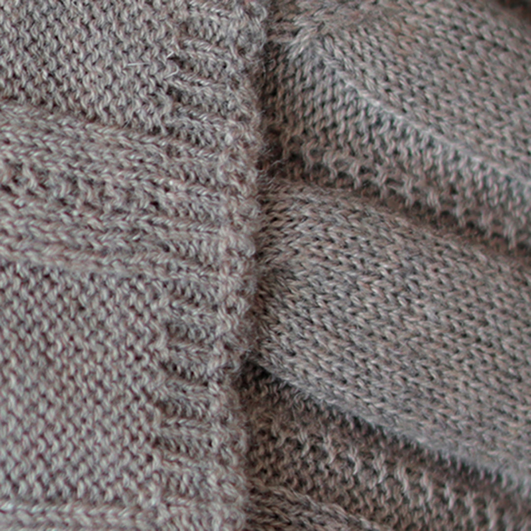 Fashion Ribbed Turtleneck Solid Thin Sweater