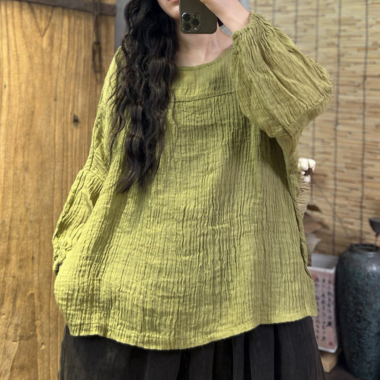 Lightweight Linen Breathable Blouse